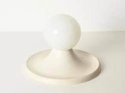 Online Pamono Large Ivory Light Ball Wall Lamp by Castiglioni for Flos, 1965