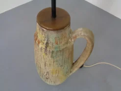 Discount Pamono Large Lava Ceramic Floor Lamp from Scheurich, 1970s