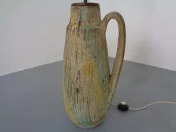 Discount Pamono Large Lava Ceramic Floor Lamp from Scheurich, 1970s