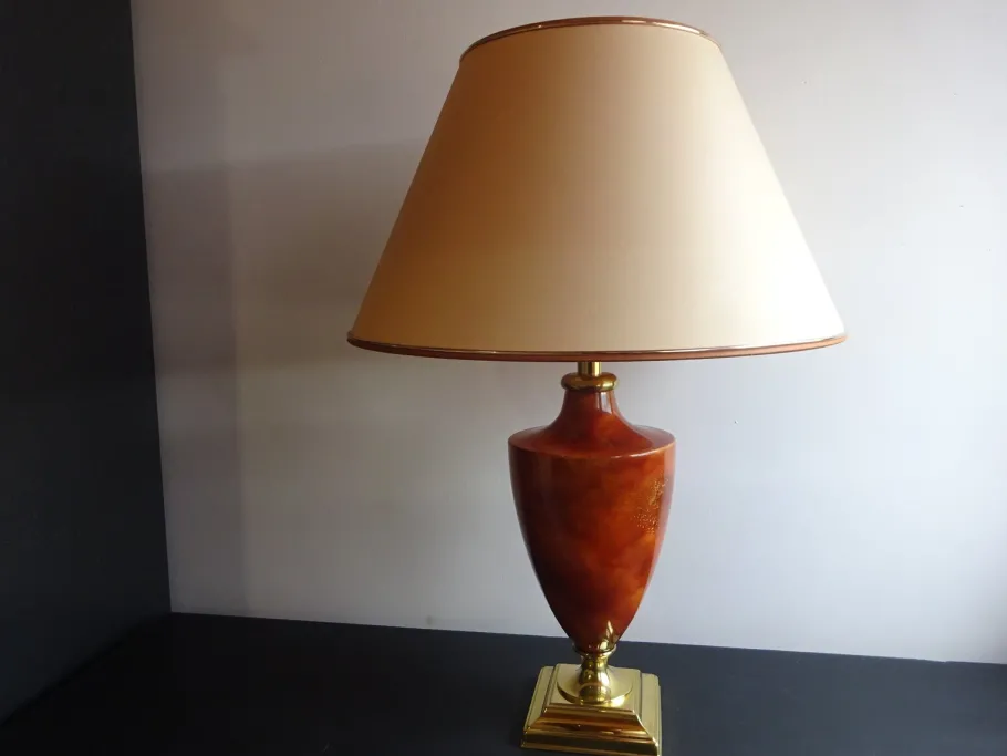 New Pamono Large Living Room Lamp from Maison Le Dauphin, 1970s