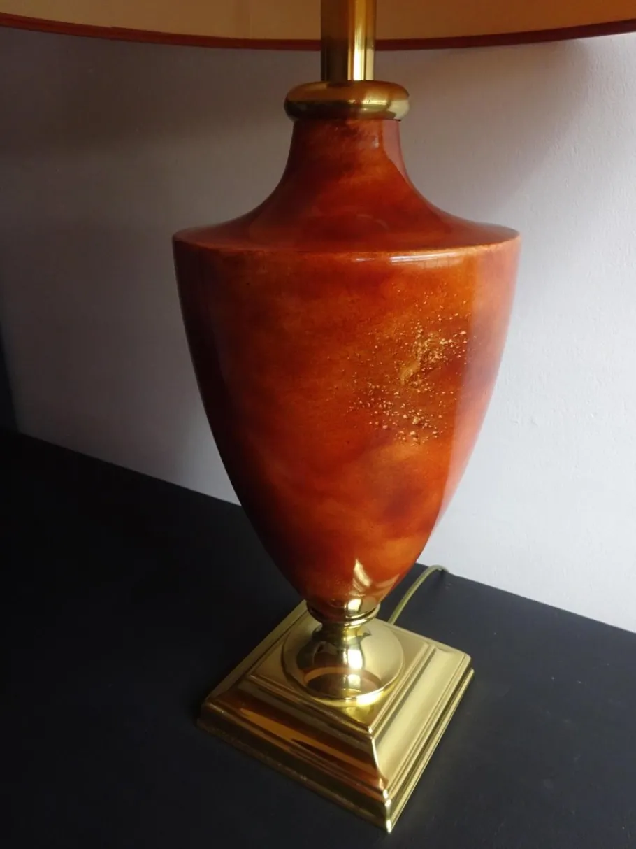 New Pamono Large Living Room Lamp from Maison Le Dauphin, 1970s