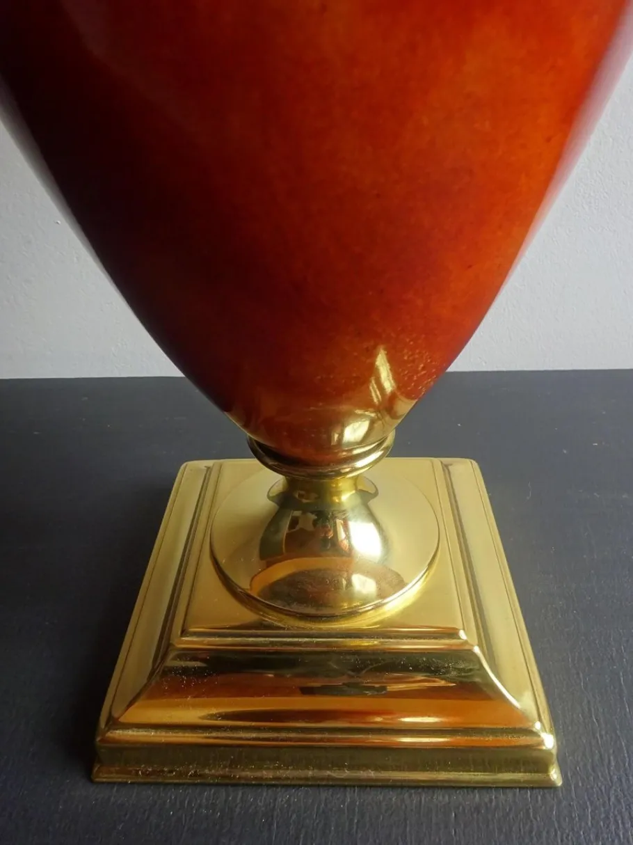 New Pamono Large Living Room Lamp from Maison Le Dauphin, 1970s