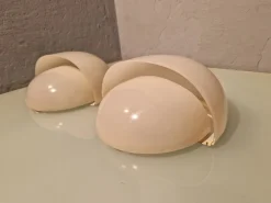 Sale Pamono Large Mania Wall Lamps in Plastic by Vico Magistretti for Artemide, 1960s, Set of 2