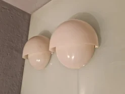 Sale Pamono Large Mania Wall Lamps in Plastic by Vico Magistretti for Artemide, 1960s, Set of 2