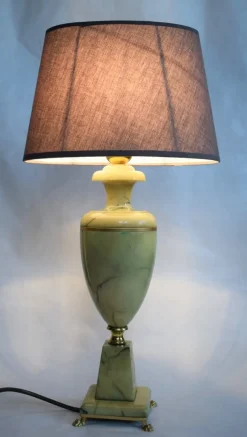 Best Pamono Large Marble Table Lamps, 1960s, Set of 2