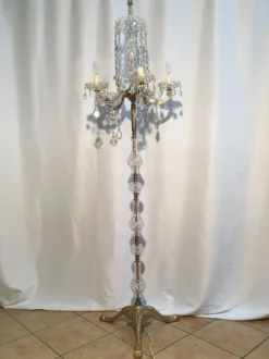 Online Pamono Large Maria Teresa Crystal Floor Lamp, 1950s