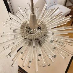 New Pamono Large Mid-Century Austrian Crystal Glass Miracle 3317 Chandelier attributed to Bakalowits & Söhne, 1960s