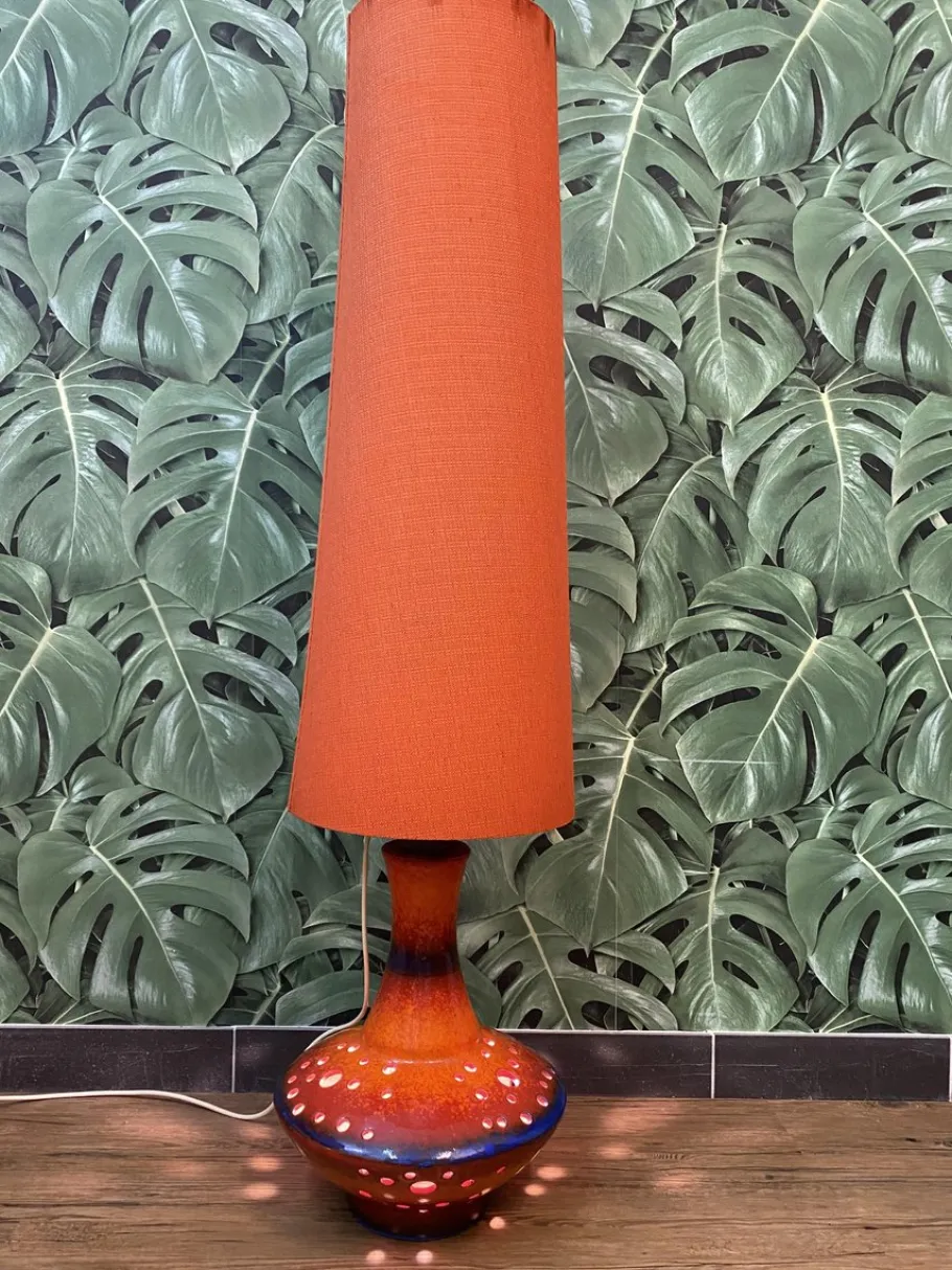 Discount Pamono Large Mid-Century Floor Lamp by Walther Gerhards for Bay Keramik