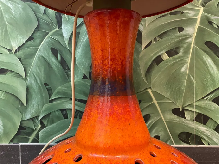 Discount Pamono Large Mid-Century Floor Lamp by Walther Gerhards for Bay Keramik