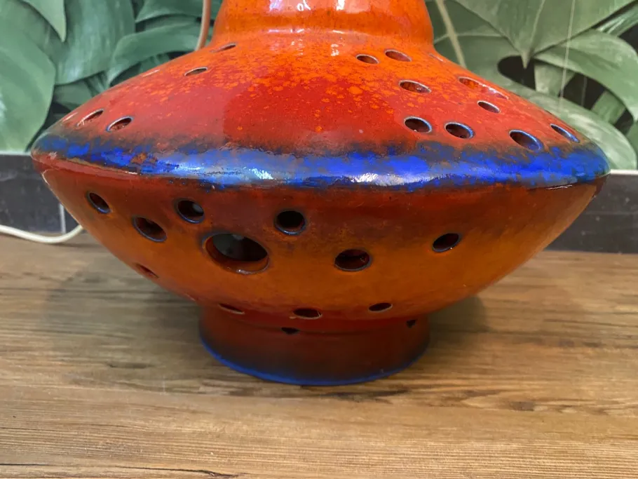 Discount Pamono Large Mid-Century Floor Lamp by Walther Gerhards for Bay Keramik