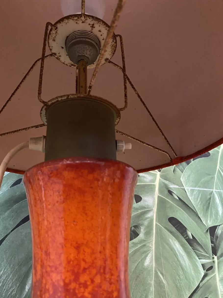 Discount Pamono Large Mid-Century Floor Lamp by Walther Gerhards for Bay Keramik