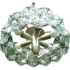 Clearance Pamono Large Mid-Century German Ballroom Chandelier by VEB Leuchten