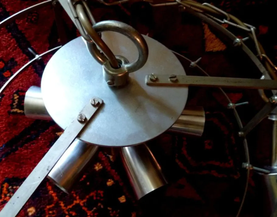 Clearance Pamono Large Mid-Century German Ballroom Chandelier by VEB Leuchten