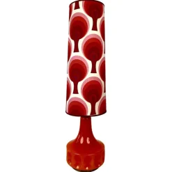 Outlet Pamono Large Mid-Century German Table Lamp with Glass Base, 1970s