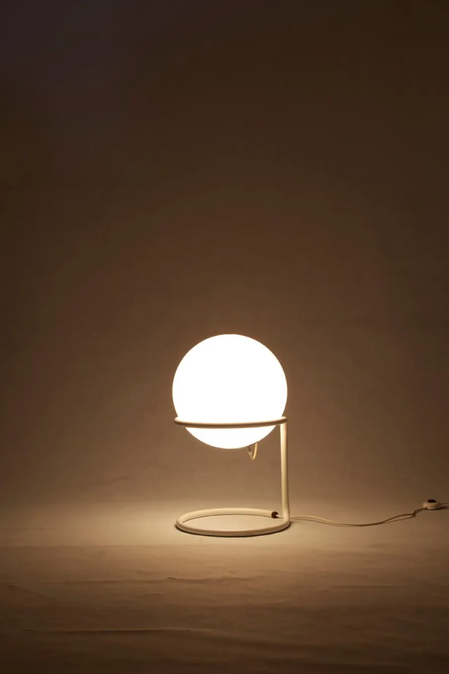 Best Pamono Large Mid-Century Glass Ball Floor Lamp from Glashütte Limburg