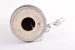 Discount Pamono Large Mid-Century Modern Dark Blue Ceramic Table Lamp from Palshus, Denmark, 1960s