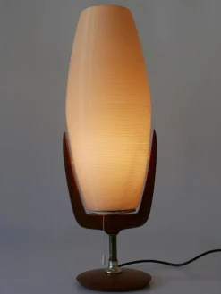 New Pamono Large Mid-Century Modern Rotaflex Table Lamp by Yasha Heifetz, USA, 1950s