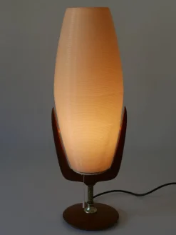 New Pamono Large Mid-Century Modern Rotaflex Table Lamp by Yasha Heifetz, USA, 1950s