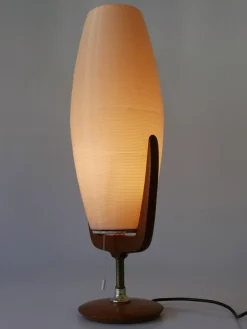 New Pamono Large Mid-Century Modern Rotaflex Table Lamp by Yasha Heifetz, USA, 1950s