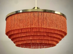 Hot Pamono Large Mid-Century Modern Swedish Fringe Pendant Lamp in Brass by Hans-Agne Jakobsson for Hans-Agne Jakobsson Ab Markaryd, 1960s
