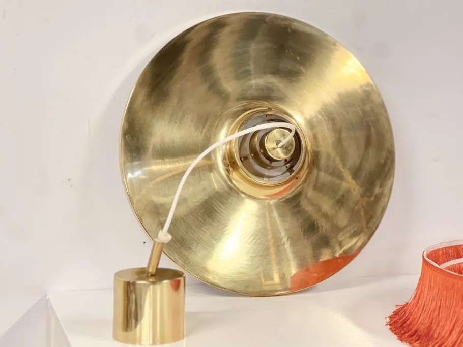 Hot Pamono Large Mid-Century Modern Swedish Fringe Pendant Lamp in Brass by Hans-Agne Jakobsson for Hans-Agne Jakobsson Ab Markaryd, 1960s