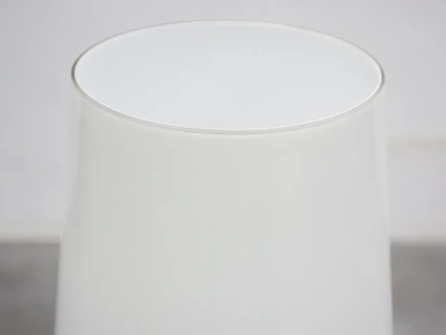 New Pamono Large Mid-Century Opal Art Glass Floor Lamp attributed to Peill & Putzler, 1960s