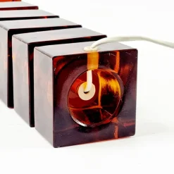 Best Pamono Large Mid-Century Scandinavian Glass & Brass Table Lamp attributed to Carl Fagerlund for Orrefors, Sweden, 1960s