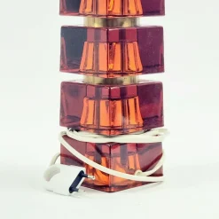 Sale Pamono Large Mid-Century Scandinavian Art Glass and Brass Table Lamp attributed to Carl Fagerlund for Orrefors, Sweden, 1960s