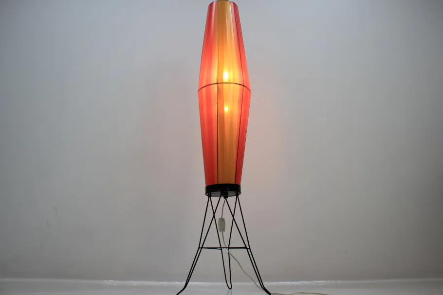 Outlet Pamono Large Mid-Century Space Age Rocket Lamp, 1970s