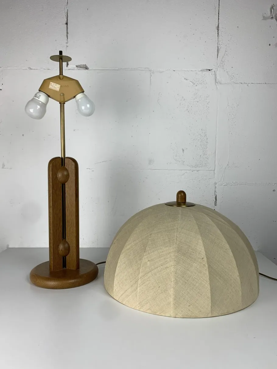 Best Pamono Large Mid-Century Space Age Mushroom Table Lamp from Hustadt Leuchten, 1970s