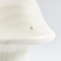 Pamono Large Mid-Century Space Age Glass Mushroom Table Lamp from Peill & Putzler, Germany, 1970s