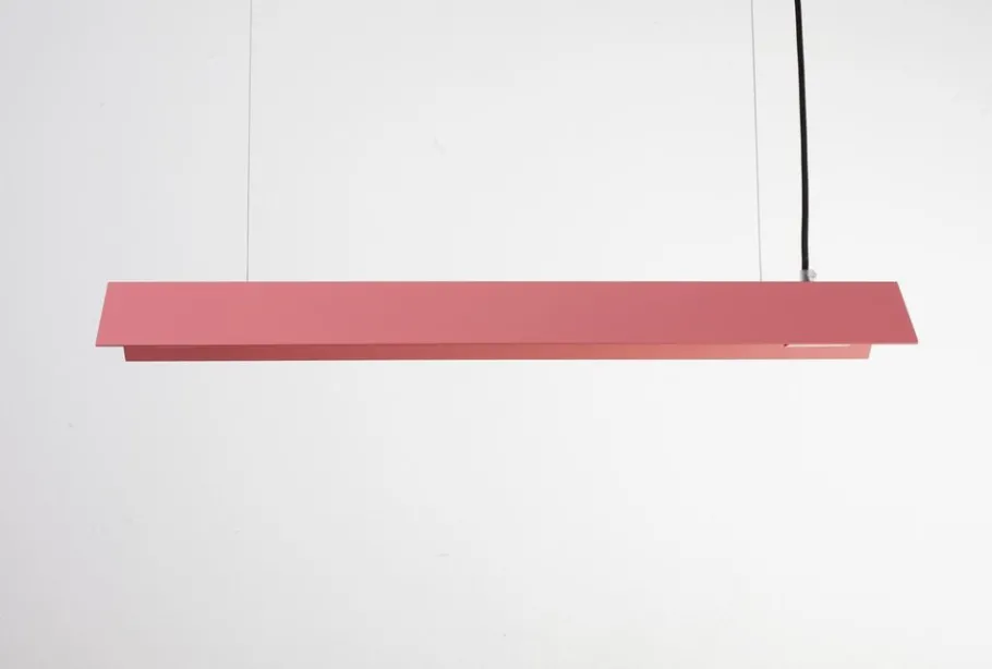 Best Pamono Large Misalliance Ral Pink Suspended Light by Lexavala