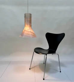 Best Pamono Large Model Arte Colore Carrara Hanging Lamp in Marbled Glass from Peill & Putzler, West Germany, 1970s