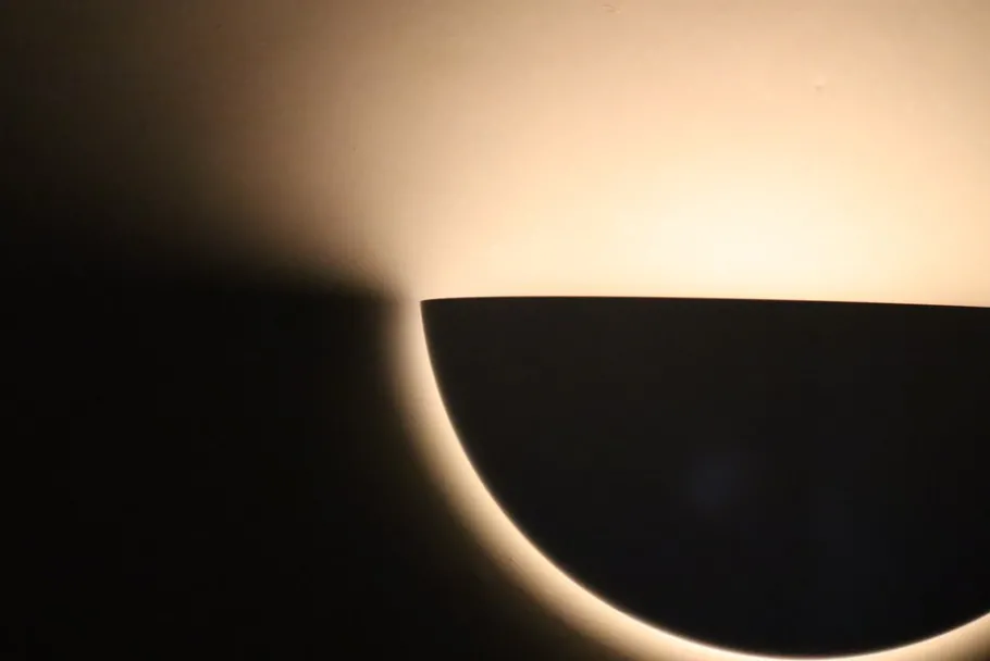 Best Pamono Large Modern Aurora Wall Lamp from Glashütte Limburg, 1980s