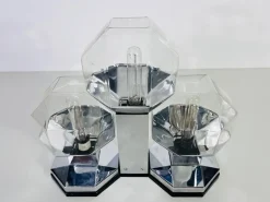 Discount Pamono Large Modular Flush Mount attributed to Motoko Ishii for Staff Leuchten, 1970s