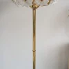 New Pamono Large Murano Flower Floor Lamp, Italy, 1970s