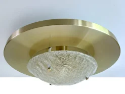 Discount Pamono Large Murano Glass Ceiling Light from Honsel, 1960s