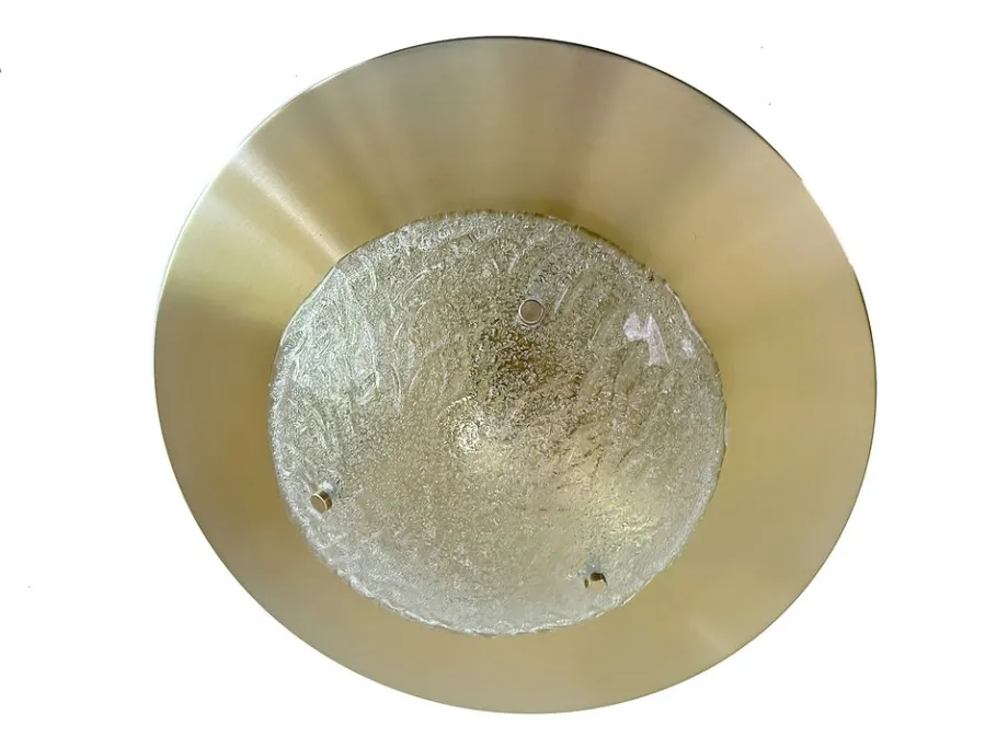 Discount Pamono Large Murano Glass Ceiling Light from Honsel, 1960s