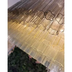 Sale Pamono Large Murano Glass Chandelier in Gold by Simoeng