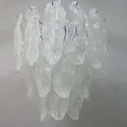 New Pamono Large Murano Glass Chandelier, 1960s