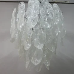 New Pamono Large Murano Glass Chandelier, 1960s