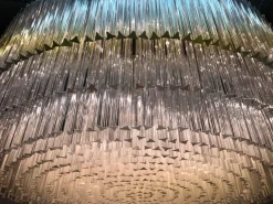 Best Pamono Large Murano Glass Chandelier, 1960s