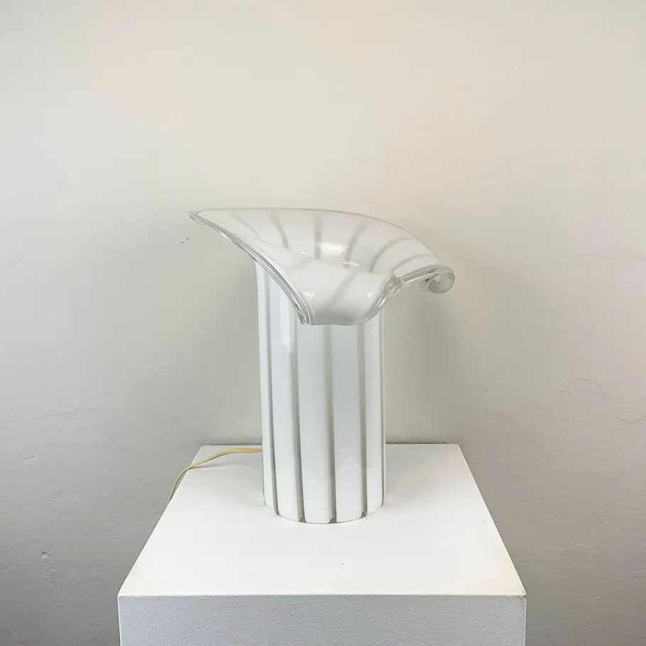 Sale Pamono Large Murano Glass Lamp, 1980s