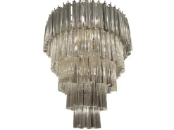 Best Pamono Large Murano Glass Prism Triedri Chandelier by Paolo Venini, 1970s