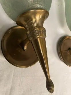 Online Pamono Large Murano Glass Sconces from Cenedese, 1950, Set of 2