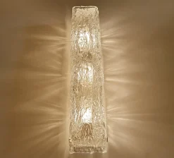 Clearance Pamono Large Murano Glass Sconce from Kaiser