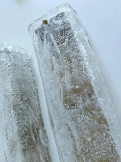 Hot Pamono Large Murano Glass Sconces from Hillebrand Lighting, Set of 2