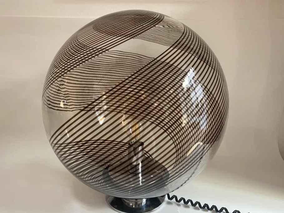 Outlet Pamono Large Murano Glass Sphere Lamp by Lino Tagliapietra, Italy, 1960s