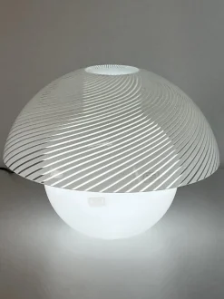 Clearance Pamono Large Murano Glass Table Lamp in the style of Venini, 1970s