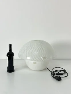 Clearance Pamono Large Murano Glass Table Lamp in the style of Venini, 1970s
